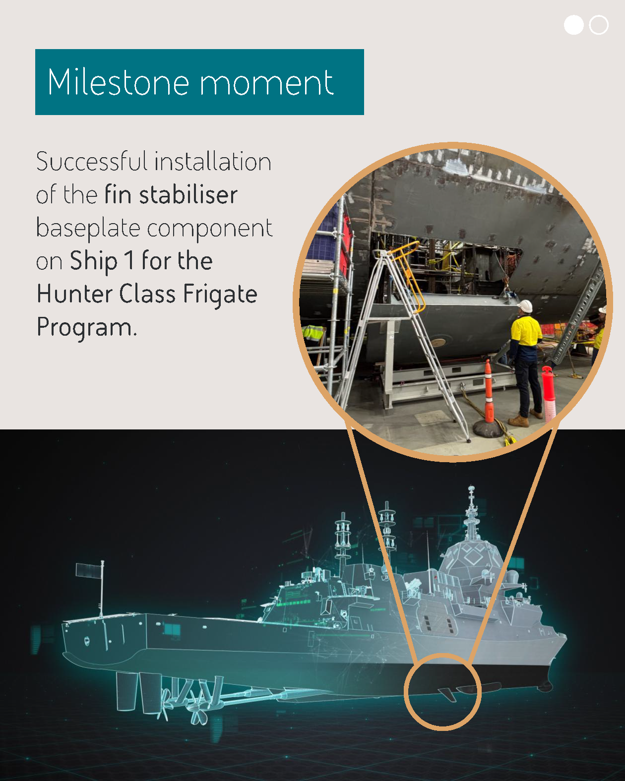 Innovation drives milestone on Hunter Class Frigate Program
